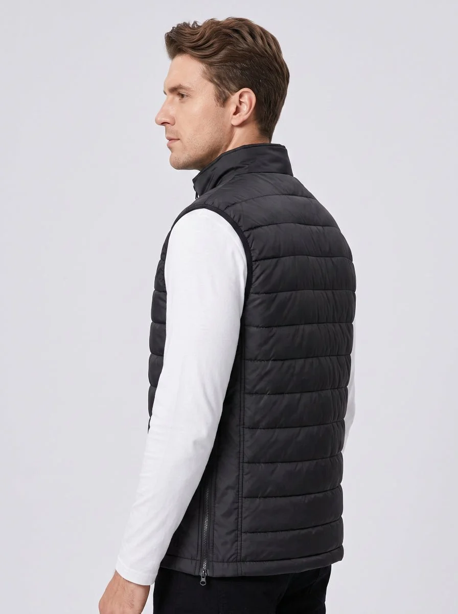 Men's Black Classic Heated Gilet - Imagen 8