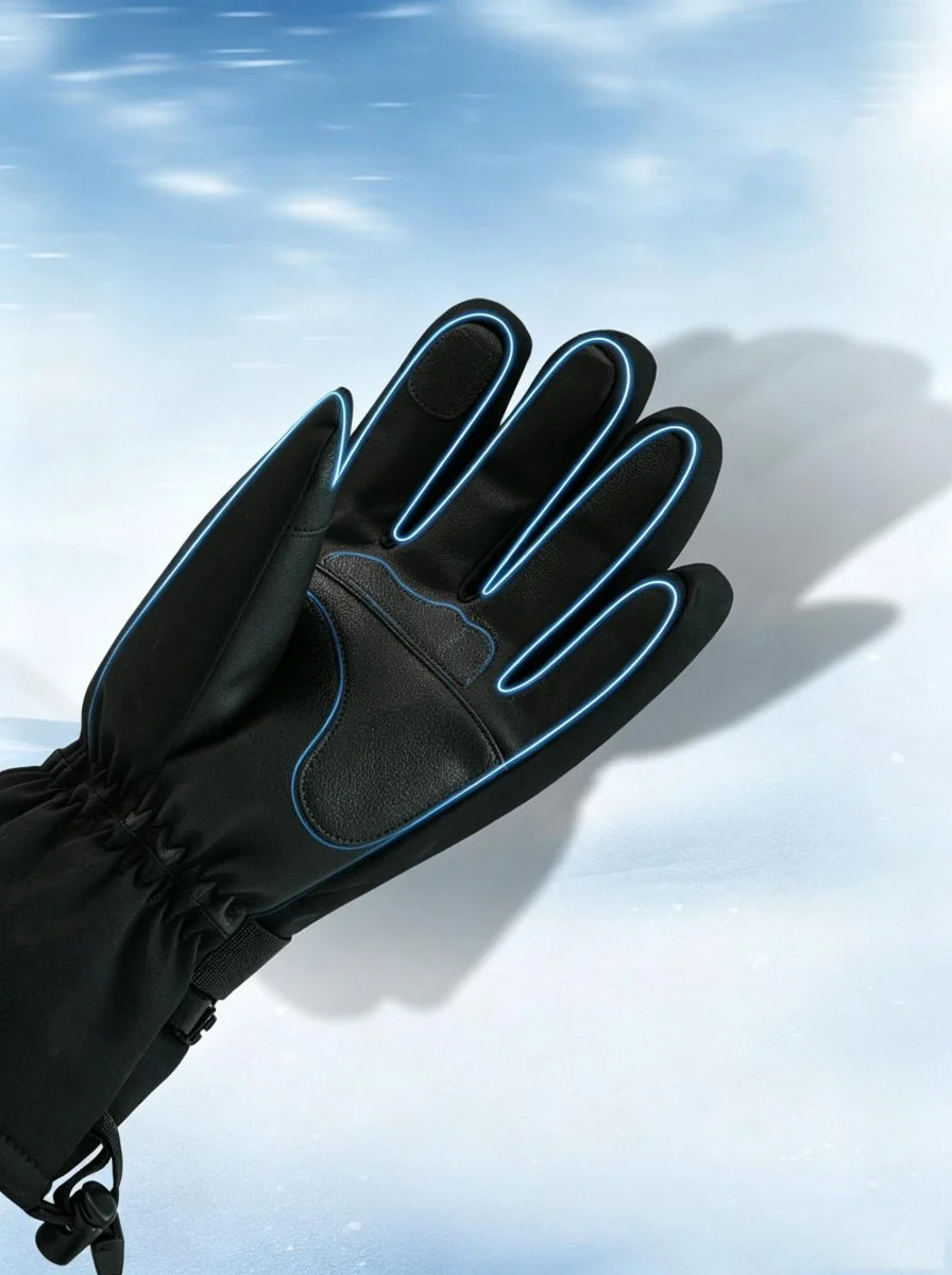 Waterproof Thermal Ski Gloves - Imagen 8