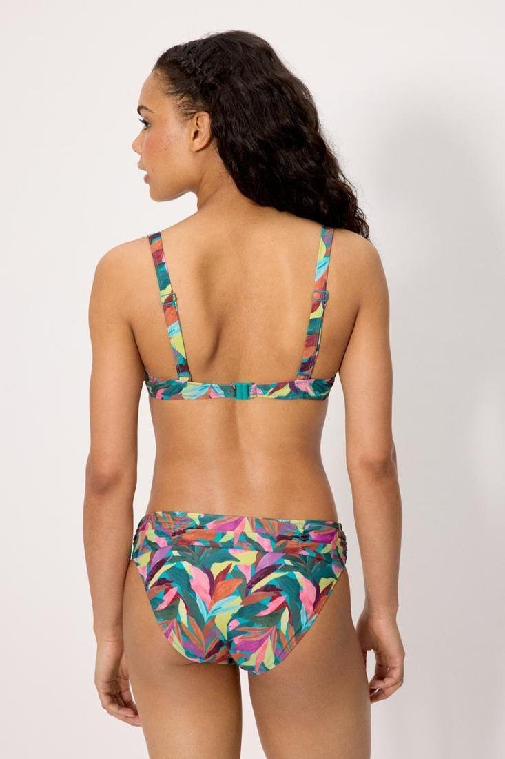 Top de Bikini con Aros y Relleno Estampado Hojas Ysabel Mora (Ref. 83429) - Imagen 3