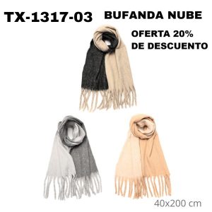 TX-1317-03 BUFANDA NUBE