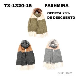 TX-1320-15 PASHMINA  60×180 cm