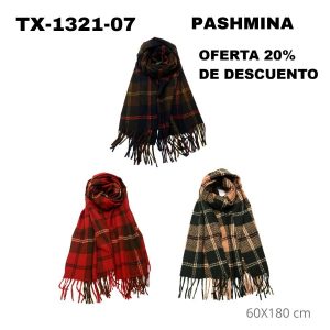 TX-1321-07 PASHMINA  60x180cm