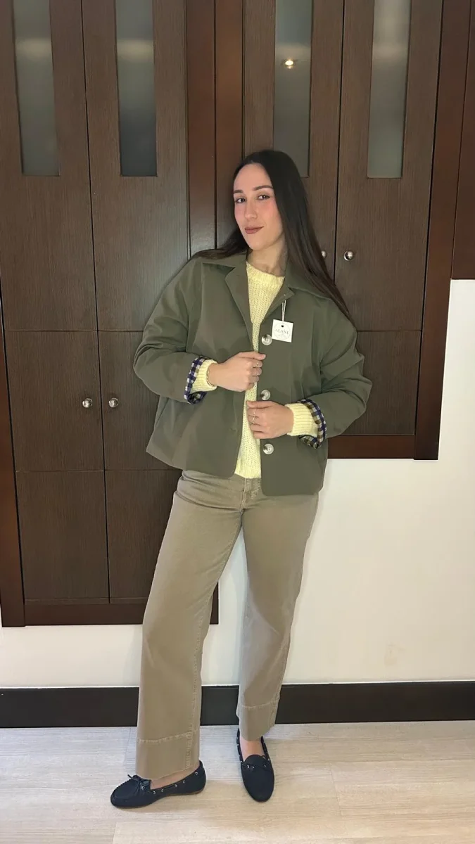 Trench Manga Cuadros - Imagen 4