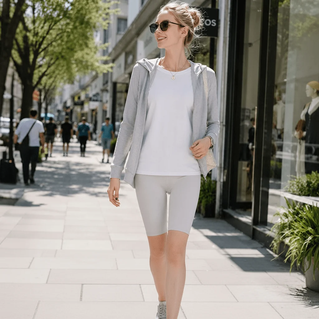 High-rise Yoga Biker Shorts - Imagen 5