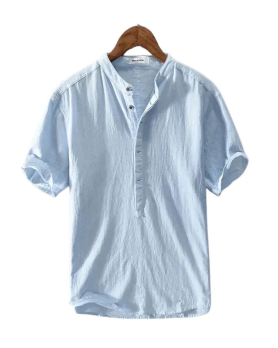 Camisa de verano de lino - Imagen 6