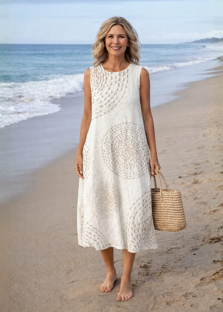 Vestido Casual Retro - Luna - Imagen 3