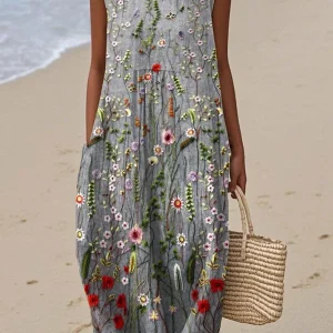 Vestido Midi Wildflower - Cara