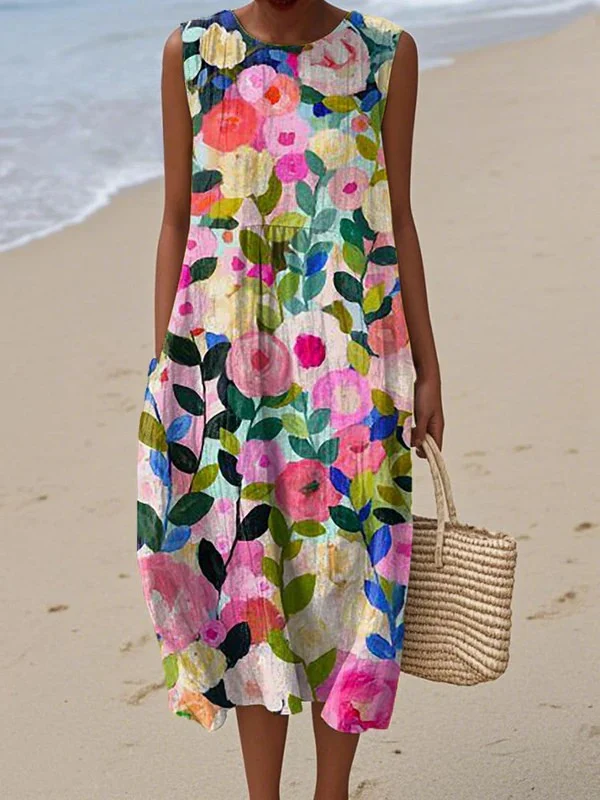 Vestido Midi Floral - Ava - Imagen 2