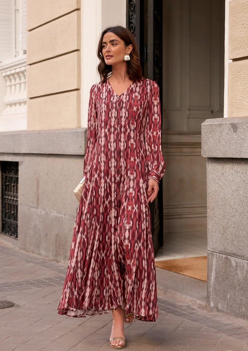 Vestido Maxime grosella - Imagen 4