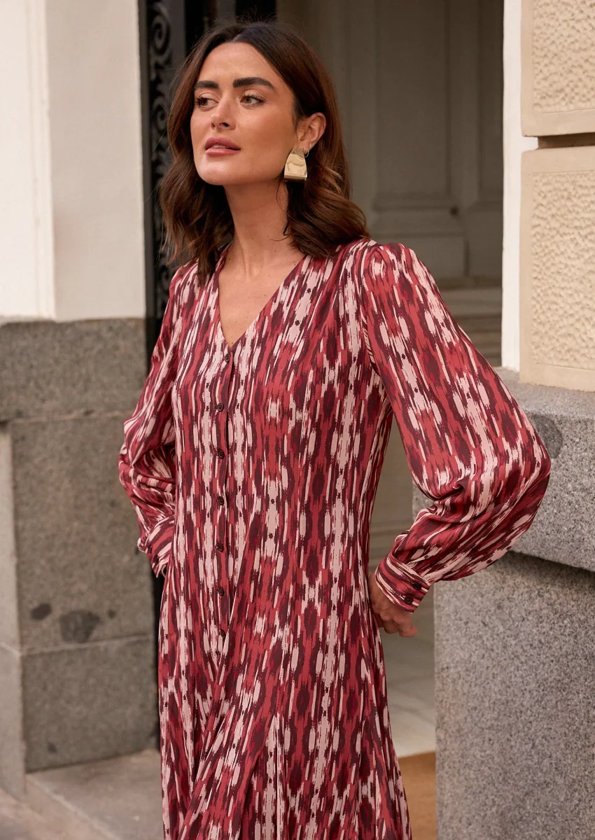 Vestido Maxime grosella - Imagen 5