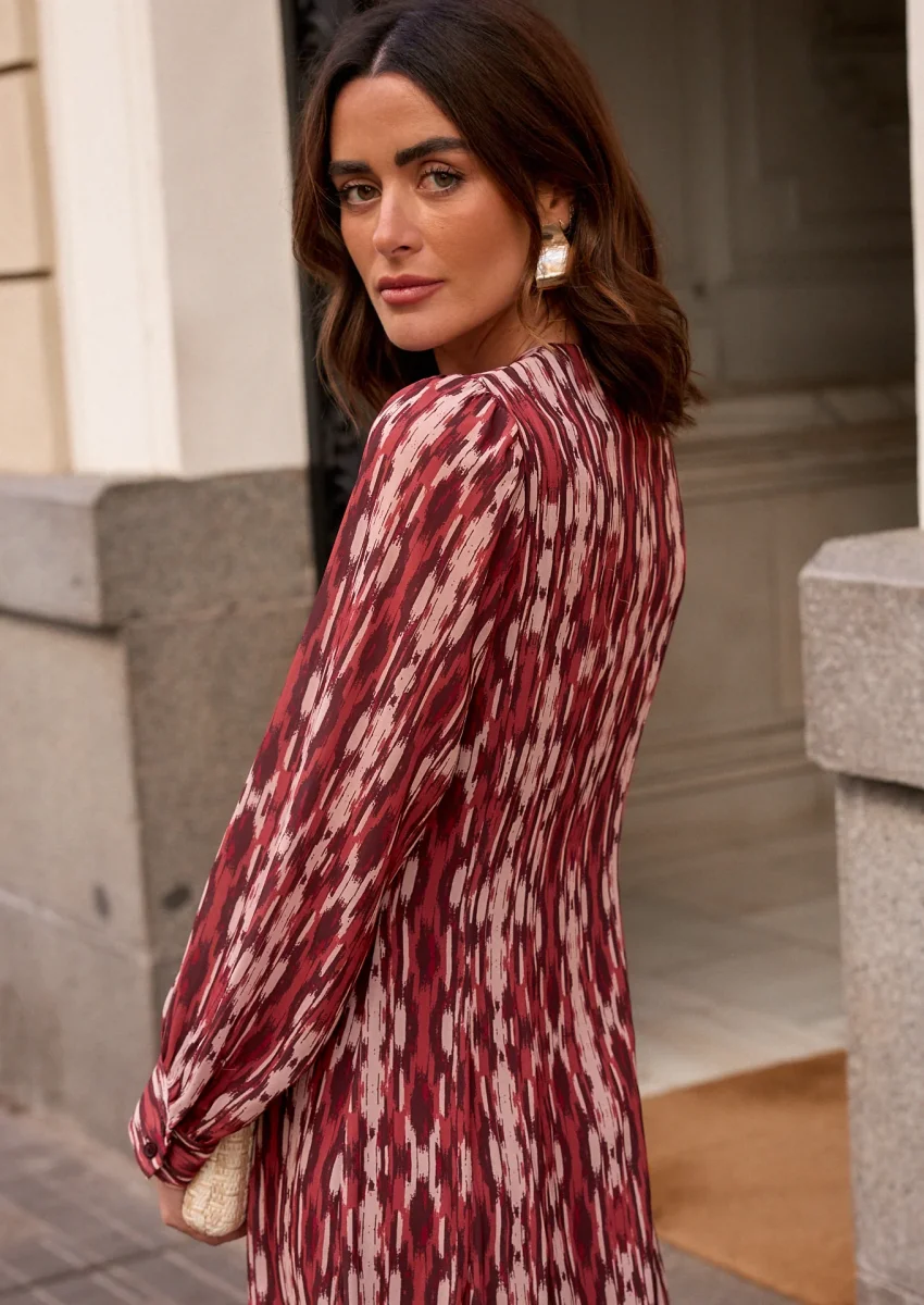 Vestido Maxime grosella