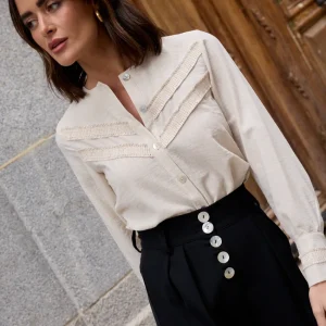 Blusa Kitty beige