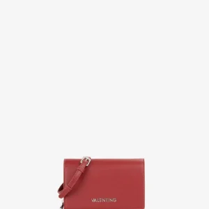 BOLSO VALENTINO EMBER MONEDERO INTEGRADO ROJO OSCURO