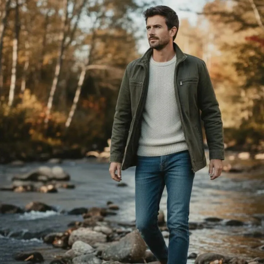 Chaqueta Vintage de Algodón con Cremallera - Carlos - Imagen 7