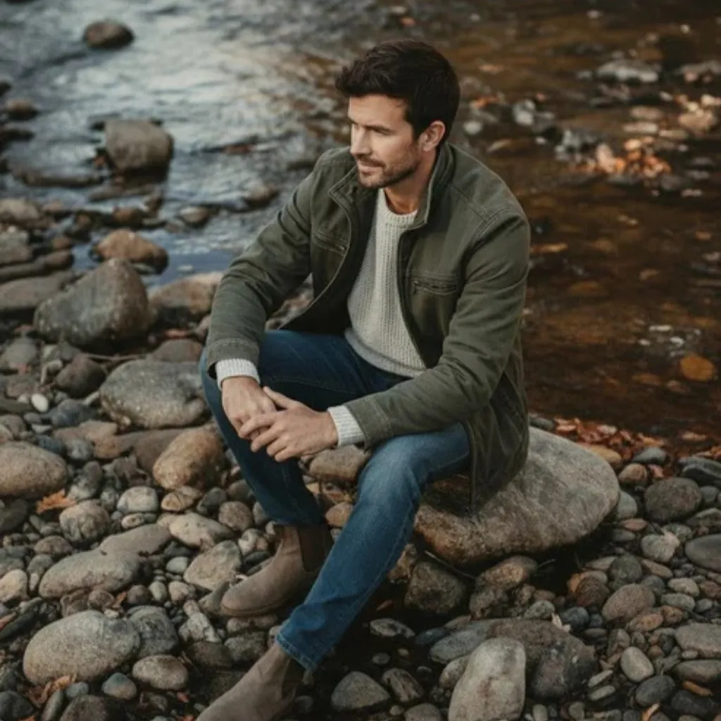 Chaqueta Vintage de Algodón con Cremallera - Carlos - Imagen 8