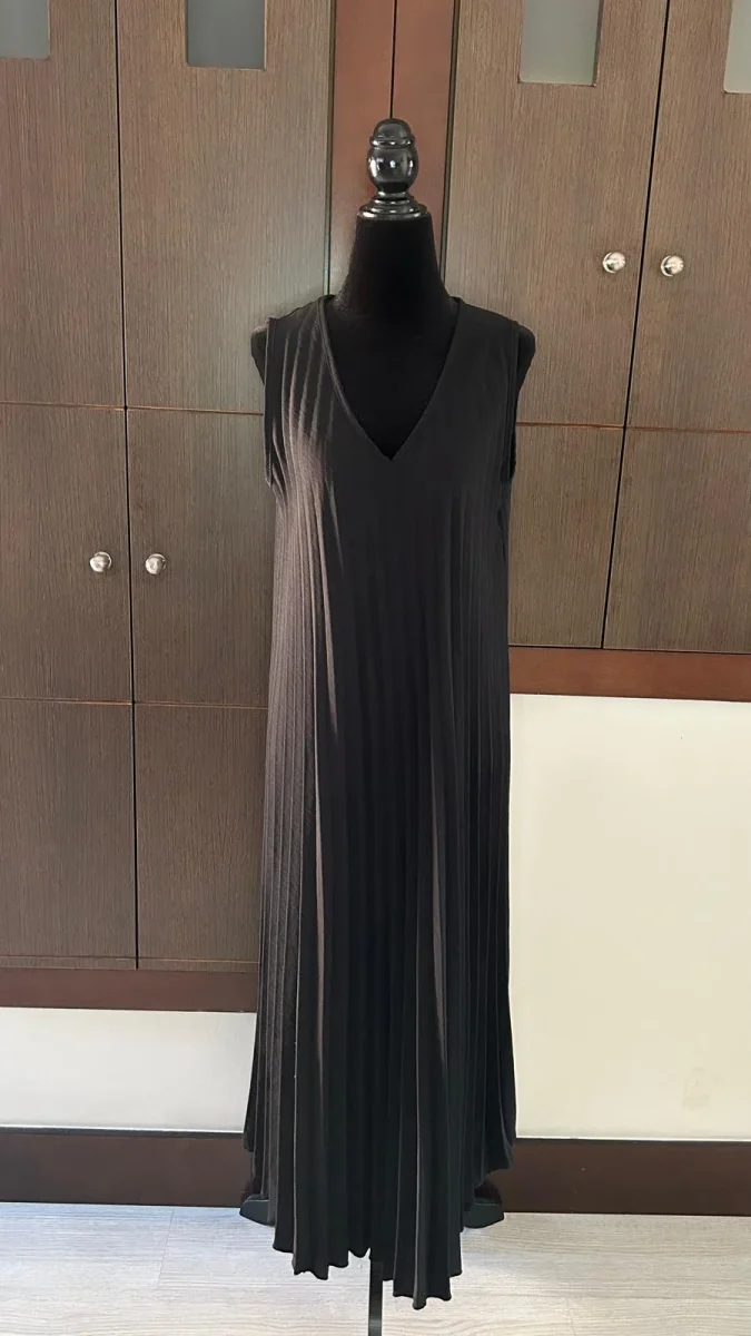 Vestido Largo Plisado "Curvy" - Imagen 3