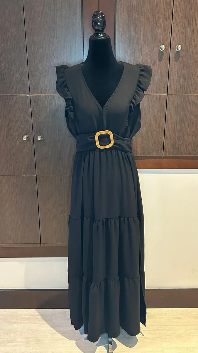 Vestido Volante C/ Cinturón - Imagen 5