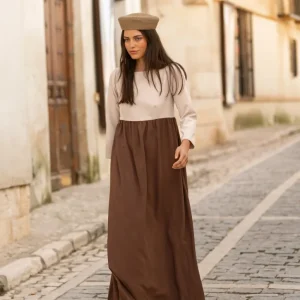 Vestido Hillary moca