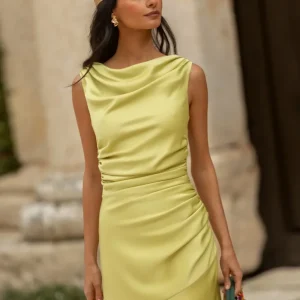 Vestido THREE lime