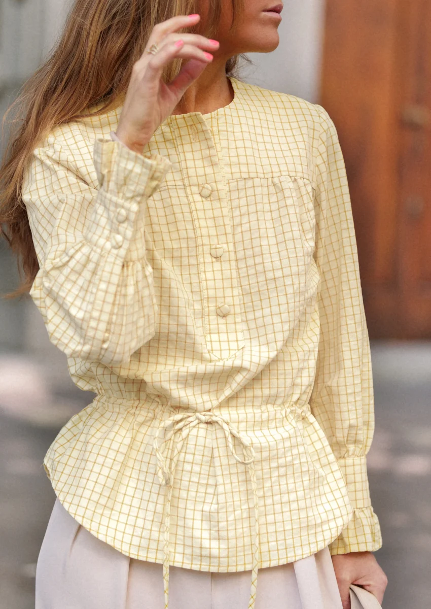 Blusa Basile cuadros - Imagen 2