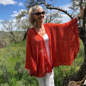 Chaqueta mariposa «Espiga»  Rojo