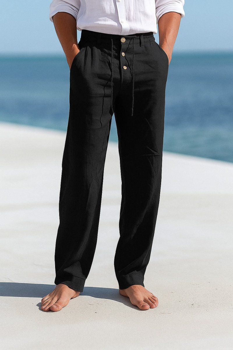 Matteo | Pantalones de lino ligeros para el verano - Imagen 4