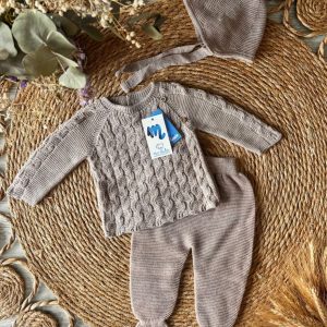 CONJUNTO 3 PIEZAS NUEZ