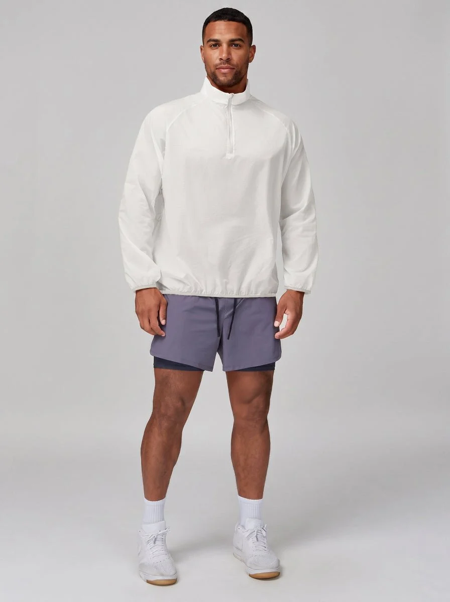 Lightweight Stand Collar Windbreaker - Imagen 3