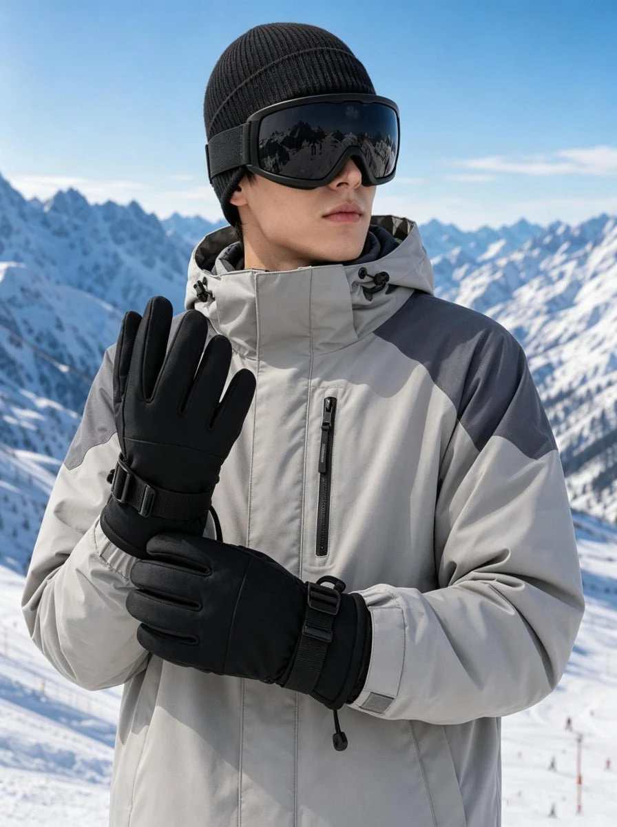 Waterproof Thermal Ski Gloves - Imagen 2