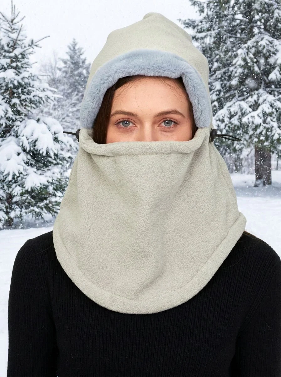 Women Fleece Balaclava Hat - Imagen 2
