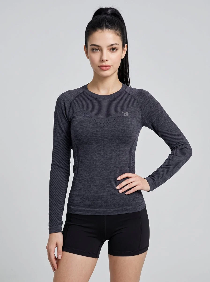 Women's Long Sleeve Fitness Top - Imagen 7