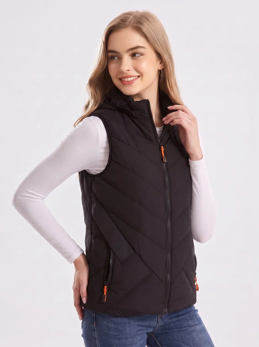 Women's Hooded Heated Gilet - Imagen 6