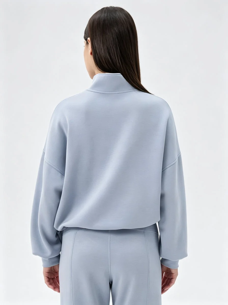 Casual Quarter Zip Pullover - Imagen 7