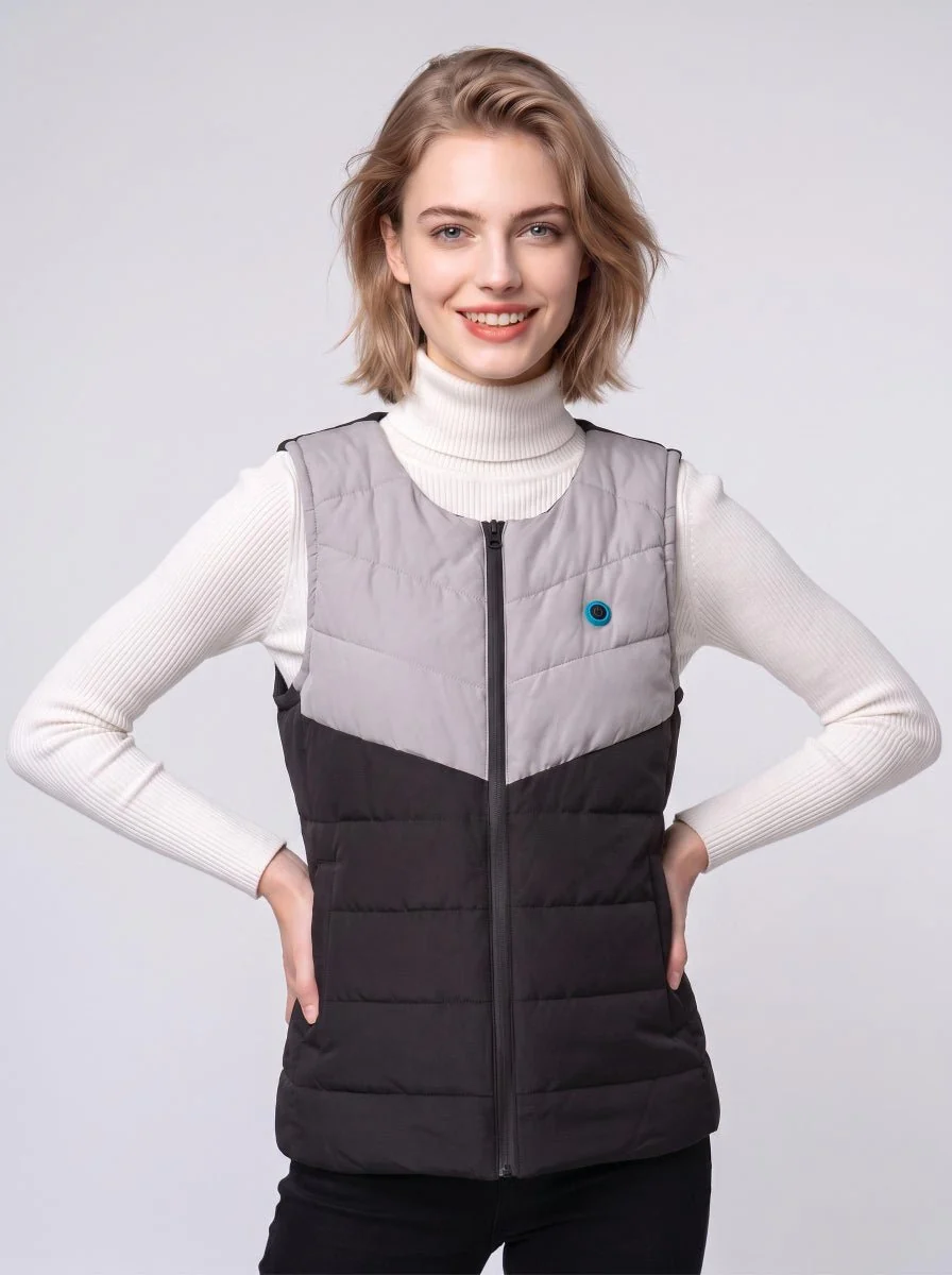 Women's Single Button Heated Gilet - Imagen 3