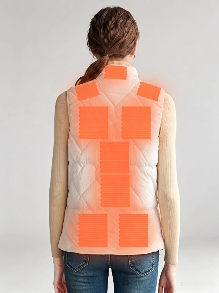 Women's Quilted Heated Gilet - Imagen 5