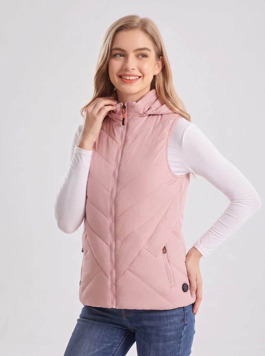 Women's Hooded Heated Gilet - Imagen 8