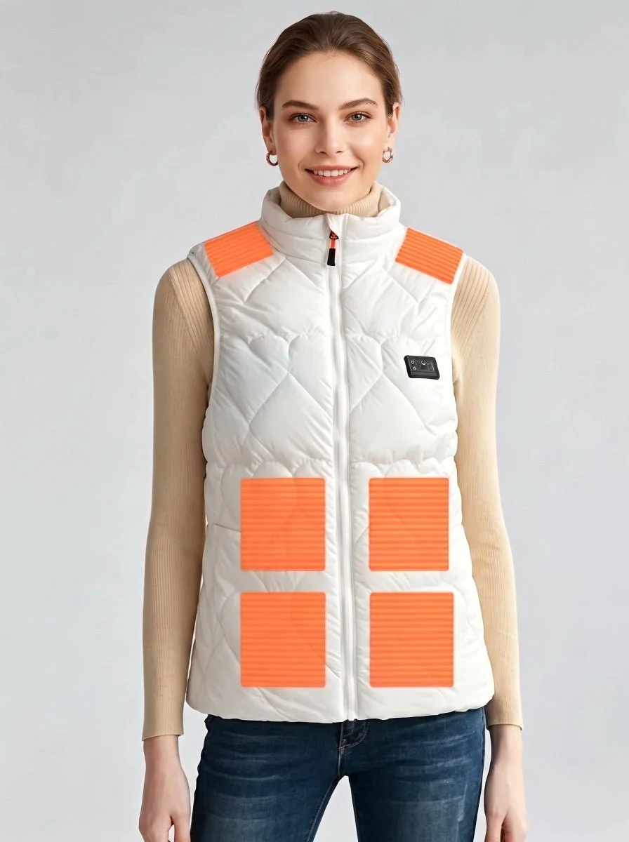 Women's Quilted Heated Gilet - Imagen 4