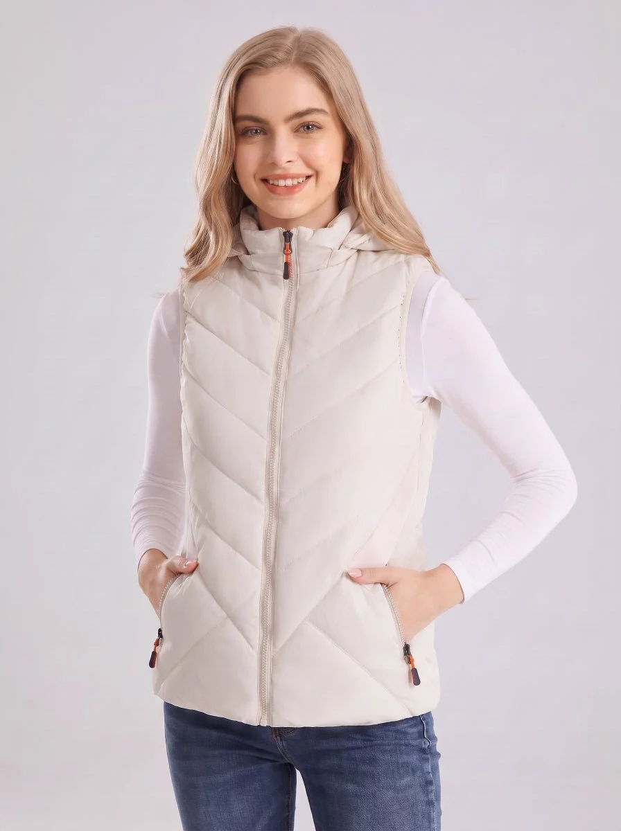 Women's Hooded Heated Gilet - Imagen 2