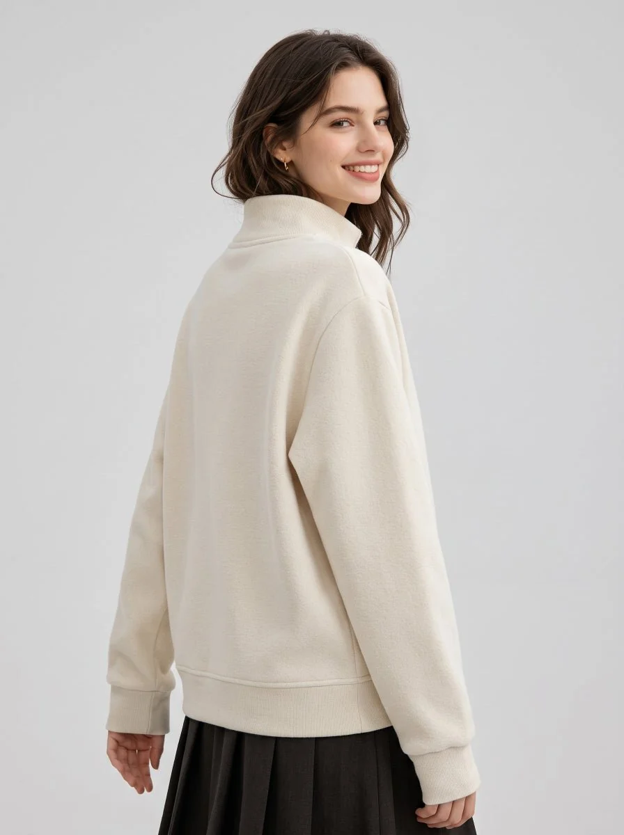 Women's Fleece Pullover Sweatshirt - Imagen 5