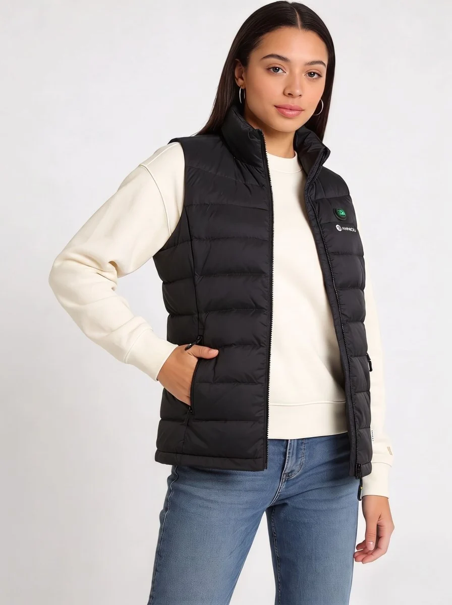 Women's Classic Duck Down Heated Gilet - Imagen 4