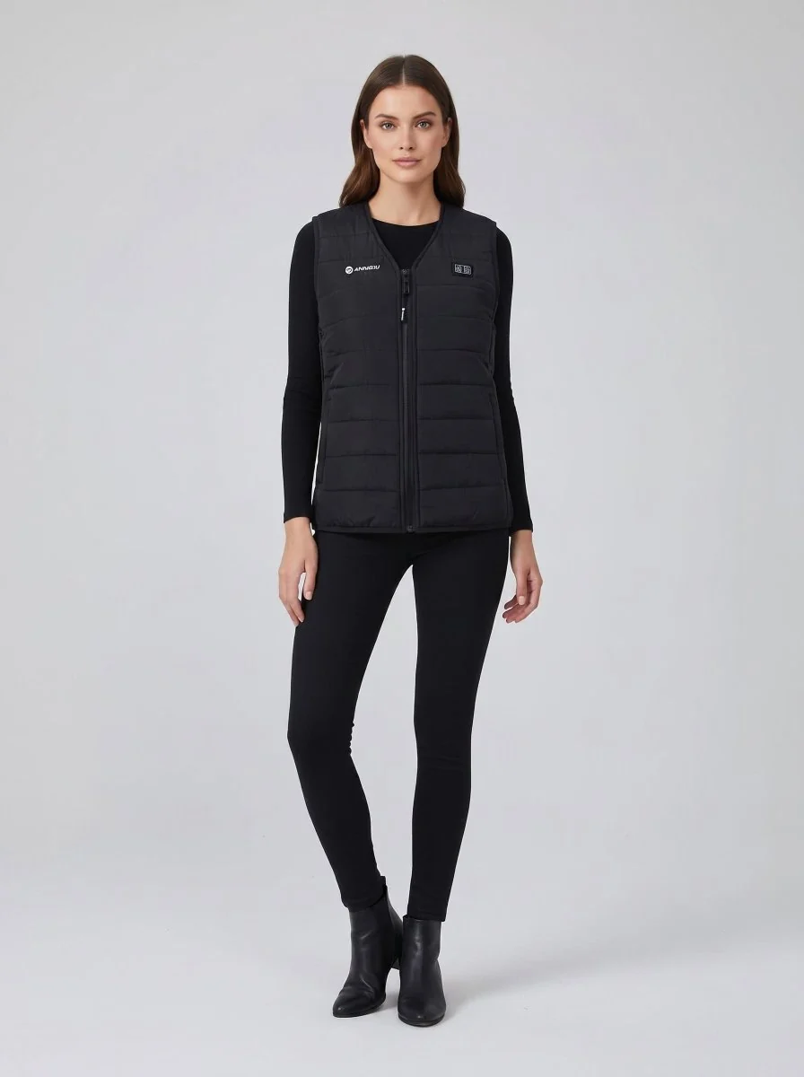 Women's V-Neck Heated Gilet - Imagen 6