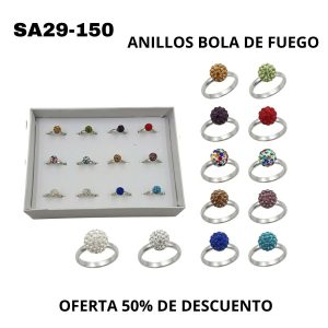 SA29-150 ANILLOS BOLA FUEGO