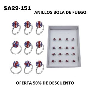 SA29-151 ANILLOS BOLA FUEGO