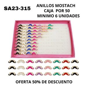 SA23-315 ANILLOS MOSTACHO GRANDE