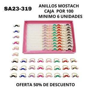 SA23-319 ANILLOS MOSTACHO CHICO