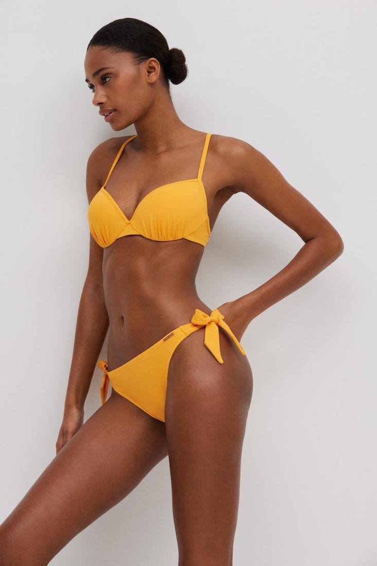 Braga Bikini Estilo Mini Estampado Liso de Ysabel Mora. 83140 - Imagen 4