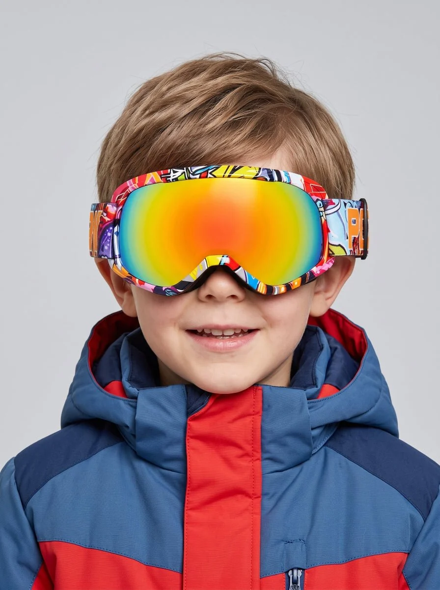 Children Fashion Ski Snow Goggles - Imagen 7