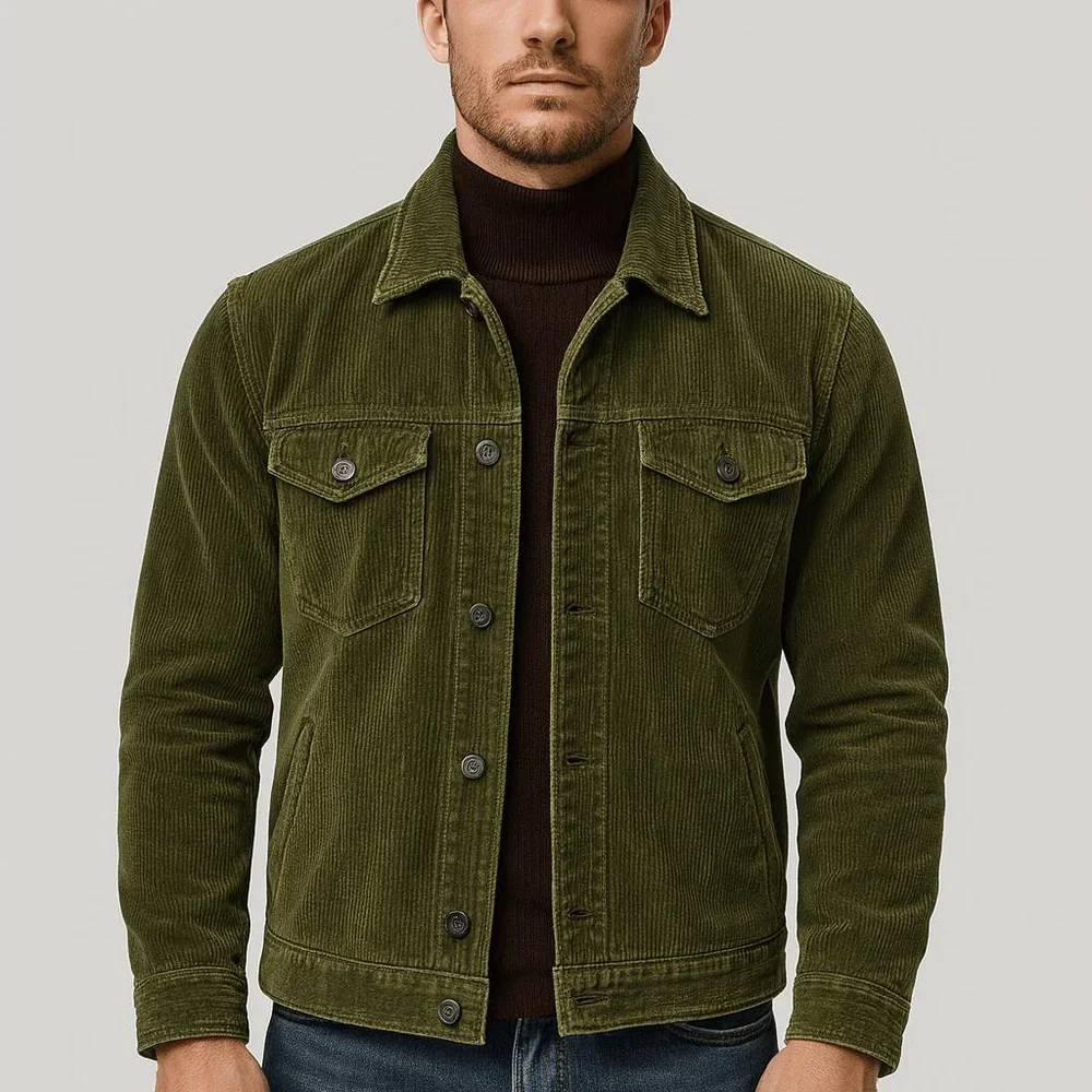 Chaqueta de Denim Acanalado - Imagen 3