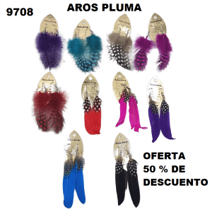 Z9708 AROS PLUMA 50% DE DESCUENTO
