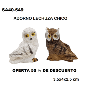 SA40-549 ADORNO LECHUZA POLIRESINA